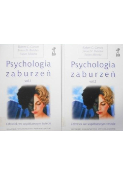 Psychologia zaburzeń Tom 1 i 2