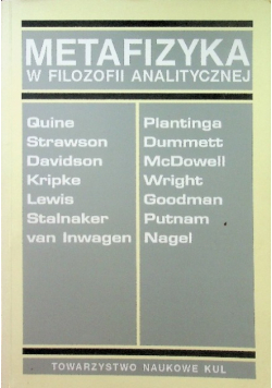 Metafizyka w filozofii analitycznej