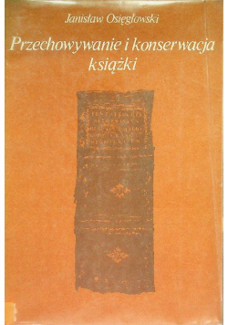 Przechowywanie i konserwacja książki
