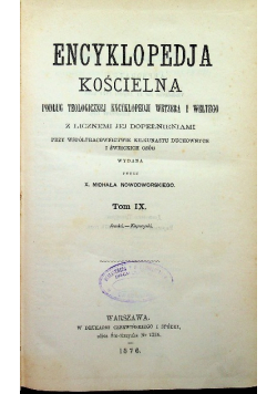 Encyklopedia kościelna Tom  9 1876 r.