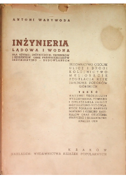 Inżynieria lądowa i wodna 1947 r.