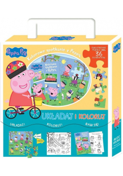 Peppa Pig. Układaj i koloruj