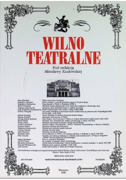 Wilno teatralne