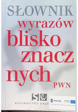Słownik wyrazów bliskoznacznych PWN
