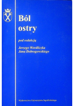 Ból ostry