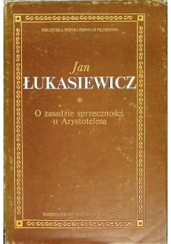 O zasadzie sprzeczności u Arystotelesa