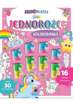Koloromania. Jednorożce. Kolorowanka