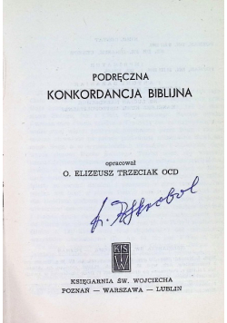 Podręczna konkordancja biblijna