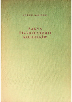 Zarys fizykochemii koloidów