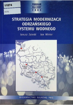 Strategia modernizacji odrzańskiego systemu wodnego