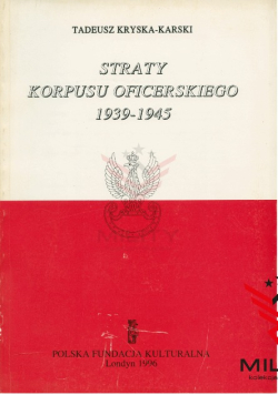 Straty Korpusu oficerskiego 1939-1945
