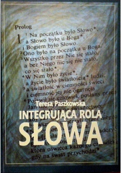 Integrująca rola słowa