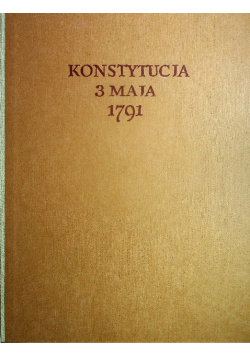 Konstytucja 3 Maja 1791