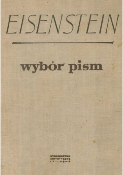 Eisenstein Wybór pism