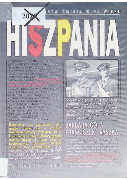 Historia państw świata w XX wieku Hiszpania