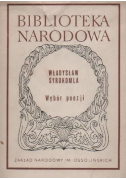 Syrokomla Wybór poezji