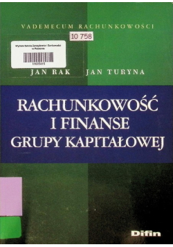 Rachunkowość i finanse grupy kapitałowej