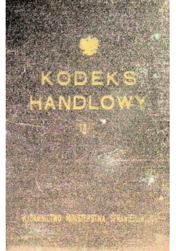 Kodeks handlowy 1934 r.