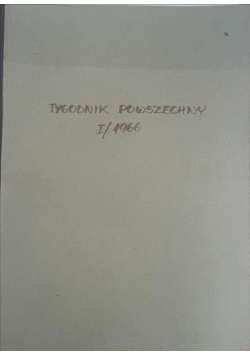 Tygodnik Powszechny Nr 1 do 52 / 66