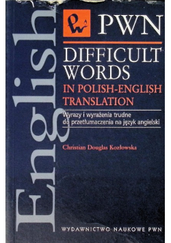 Difficult Words in Polish English Translation