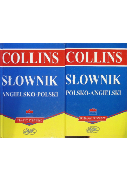 Collins Słownik polsko angielski i angielsko polski dwa Tomy 1