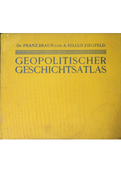 Geopolitischer Geschichtsatlas 1930 r.