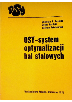 OSY  system optymalizacji hal stalowych