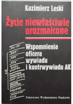 Życie niewłaściwie urozmaicone