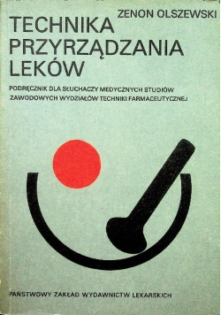 Technika przyrządzania leków