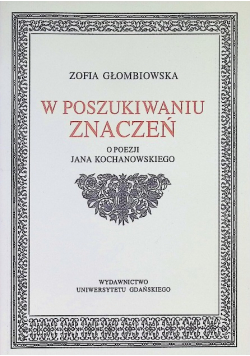 W poszukiwaniu znaczeń