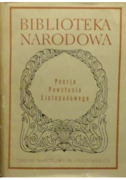Poezja Powstania Listopadowego