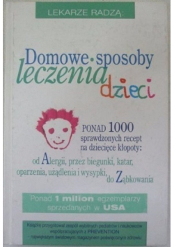 Domowe sposoby leczenia dzieci