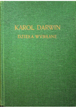 Darwin Dzieła wybrane Tom VIII