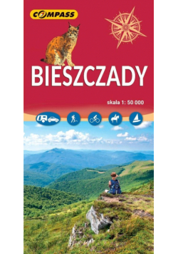 Mapa turystyczna - Bieszczady 1:50 000
