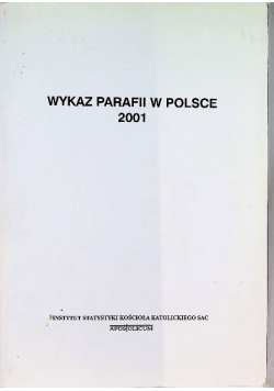 Wykaz Parafii w Polsce 2001