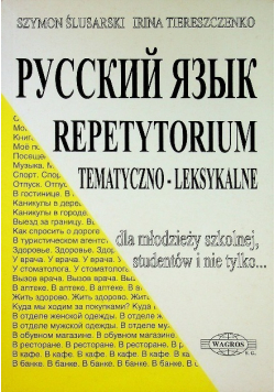 Repetytorium tematyczno  leksykalne
