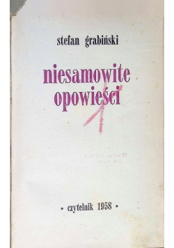 Niesamowite opowieści