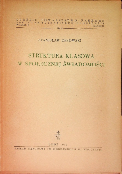 Struktura klasowa w społecznej świadomości