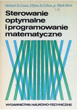 Sterowanie optymalne i programowanie matematyczne