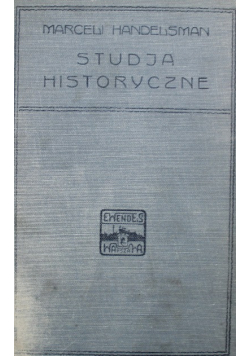 Studja Historyczne 1911 r