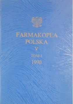 Farmakopea Polska V Tom I