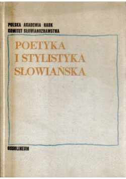Poetyka i stylistyka słowiańska