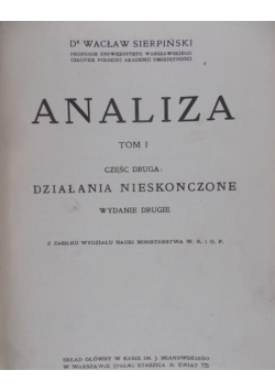 Analiza Tom 1 1923 r.