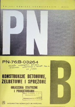 Konstrukcje betonowe żelbetowe i sprężone