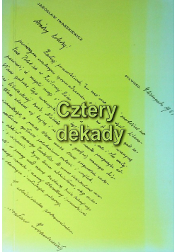 Cztery Dekady 40-Lecie Oddziału Związku Literatów Polskich W Zielonej Górze