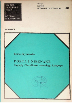 Poeta i nieznane