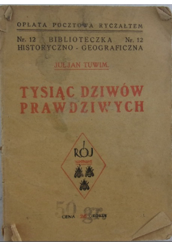 Tysiąc dziwów prawdziwych 1926 r.