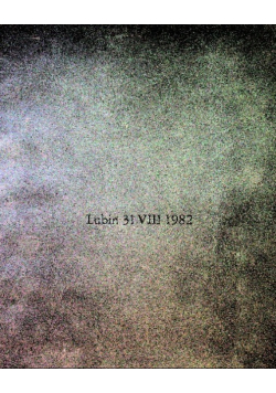 Lublin 31 VIII 1982