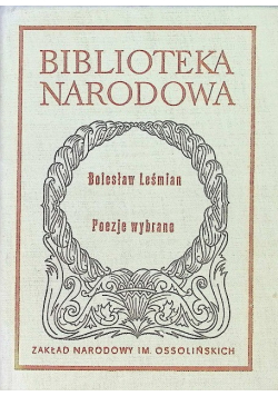 Poezje wybrane Leśmian
