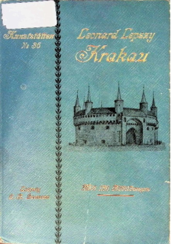 Beruhmte Kunststatten Nr 36 Krakau 1906 r.